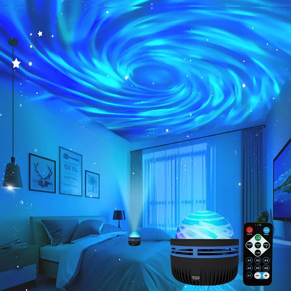 Starry Night Galaxy Projector