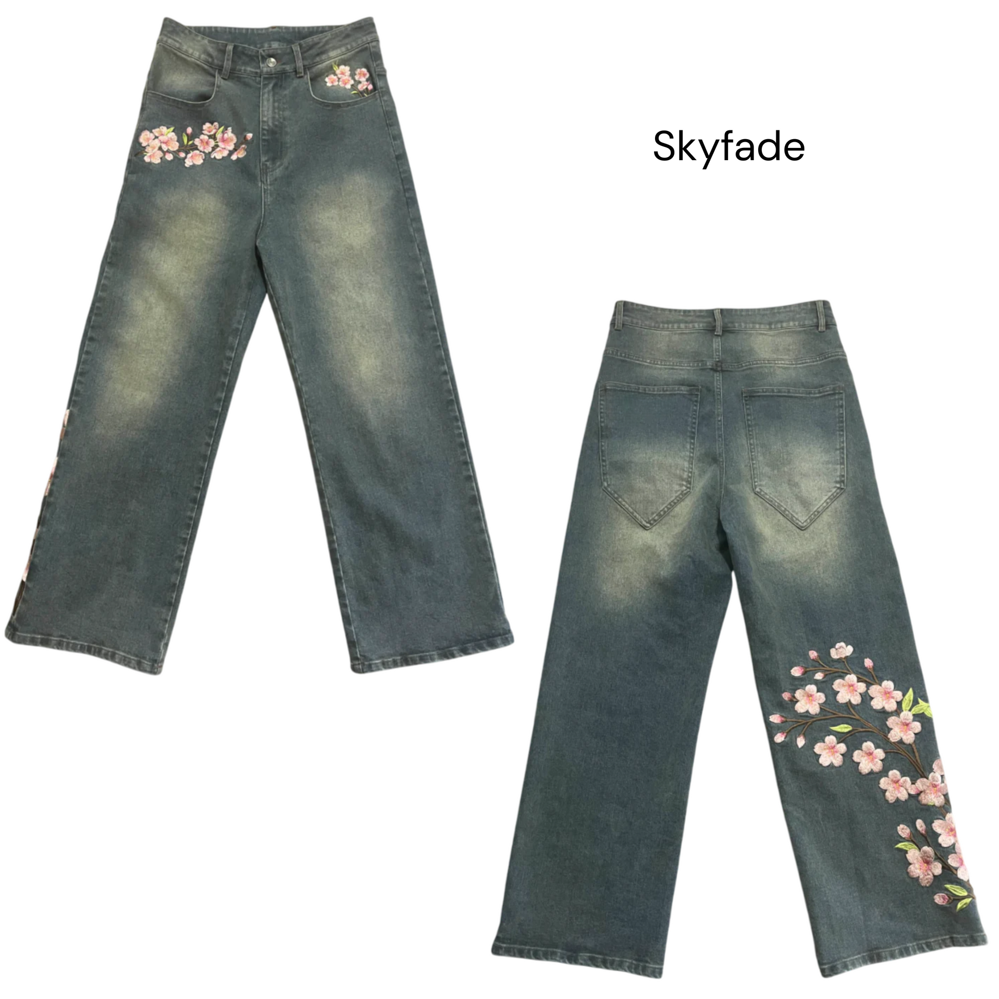 Unisex Sakura Jeans & Hoodie