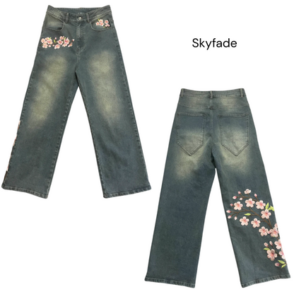 Unisex Sakura Jeans & Hoodie