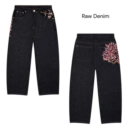 Unisex Sakura Jeans & Hoodie